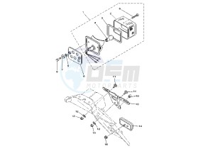 TW 125 drawing TAILLIGHT