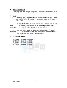 LT-Z400 (E28-E33) drawing * CATALOG PREFACE *