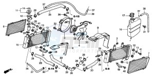 VFR800FI drawing RADIATOR