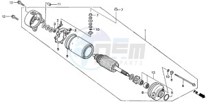 TRX350TM RANCHER S drawing STARTING MOTOR