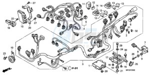 CB600FA Australia - (U) drawing WIRE HARNESS