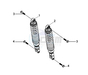 VS125S drawing REAR SUSPENSION