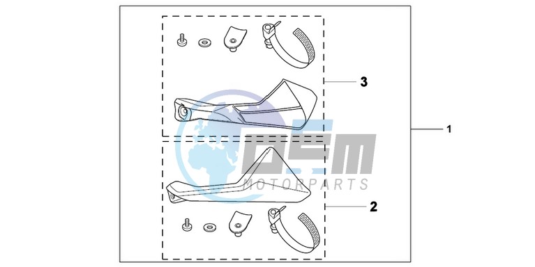 KIT  LEG DEFLECTOR