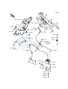 Z300 ABS ER300BGF XX (EU ME A(FRICA) drawing Brake Piping