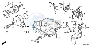 CBR1000RRC drawing OIL PAN/OIL PUMP