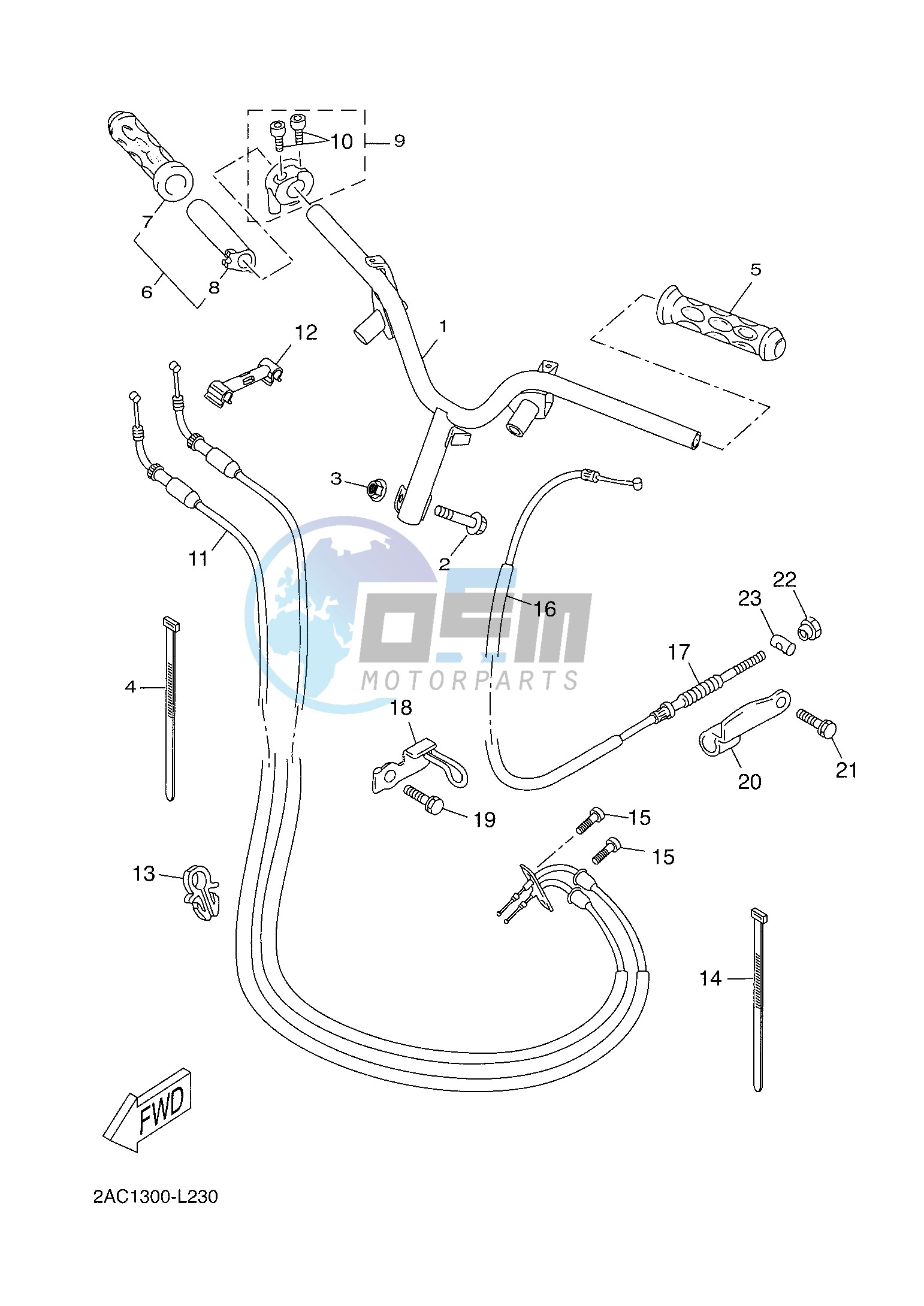 STEERING HANDLE & CABLE