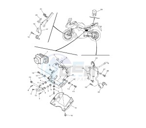 FZ8-SA 800 drawing ANTI LOCK BRAKE SYSTEM