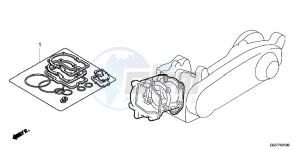 NSC50WHC drawing GASKET KIT A