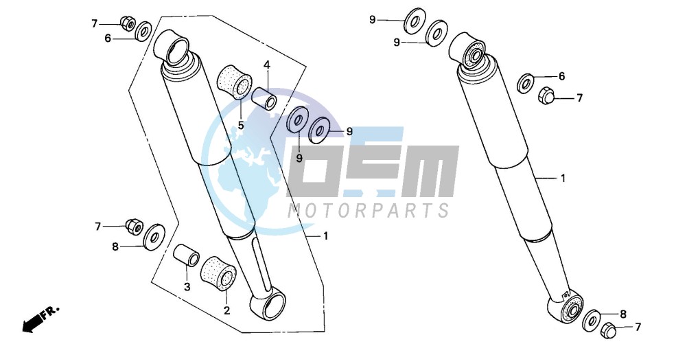 REAR CUSHION (C50SP/C50ST)