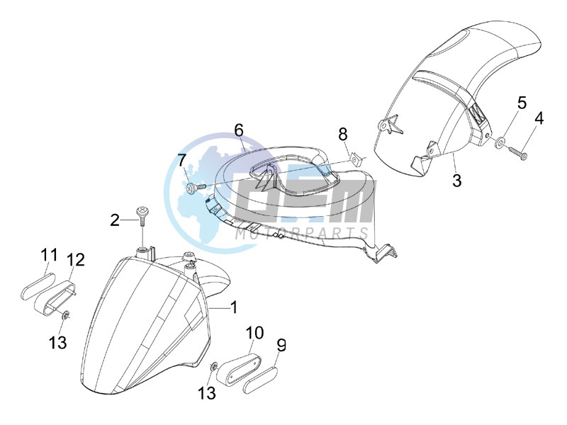 Wheel housing - Mudguard