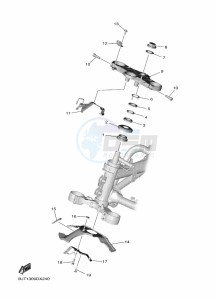 YZF690 YZF-R7 (BEBA) drawing STEERING