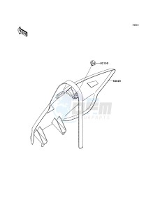 KX250F KX250YBF EU drawing Accessory