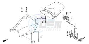 CBR1000RR drawing SEAT