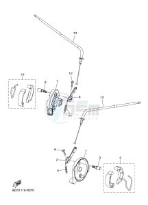 YFM90R YFM09RYXH (BD36) drawing FRONT BRAKE