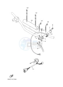 YZ85LW (1SNG 1SNJ 1SPG 1SPJ) drawing HANDLE SWITCH & LEVER