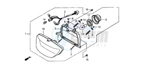 SJ100 1100 BALI EX drawing HEADLIGHT