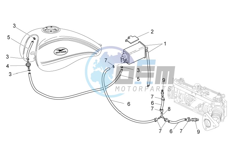 Fuel vapour recover system