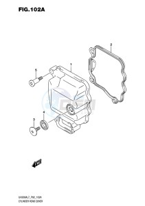 UH200 ABS BURGMAN EU drawing CYLINDER HEAD COVER