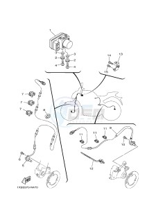 MT07A MT-07 ABS 700 (1XBC) drawing ELECTRICAL 3