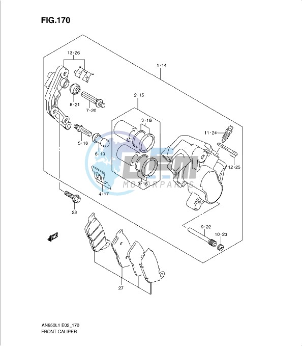 FRONT CALIPER