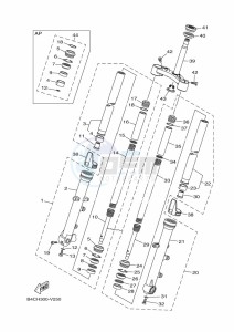 MT-07 MTN690-U (BHH3) drawing FRONT FORK