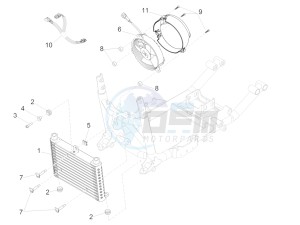 MGX 21 FLYING FORTRESS 1380 USA drawing Oil radiator