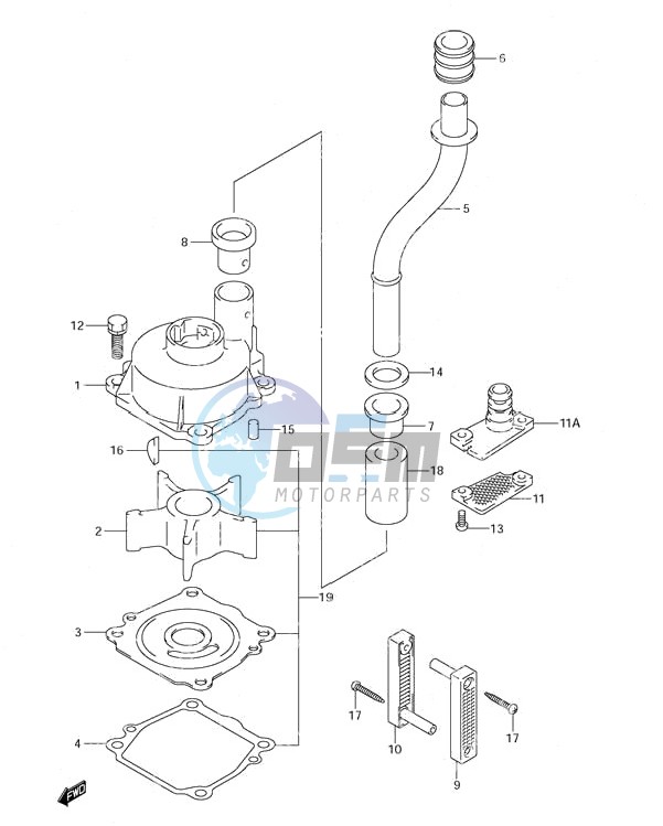 Water Pump (S/N 680685 & Older)