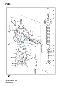 TS185ER (E71) drawing CARBURETOR