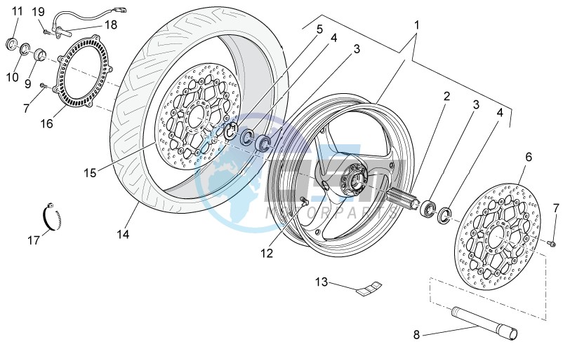 Front wheel