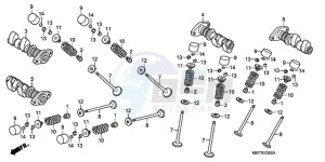 XL1000VA9 Europe Direct - (ED / ABS) drawing CAMSHAFT/VALVE