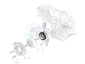 S 125 4T 2V E3 Taiwan drawing Flywheel magneto