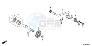 CRF450XB drawing OIL PUMP