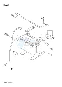 LT-Z400 (E33) drawing BATTERY