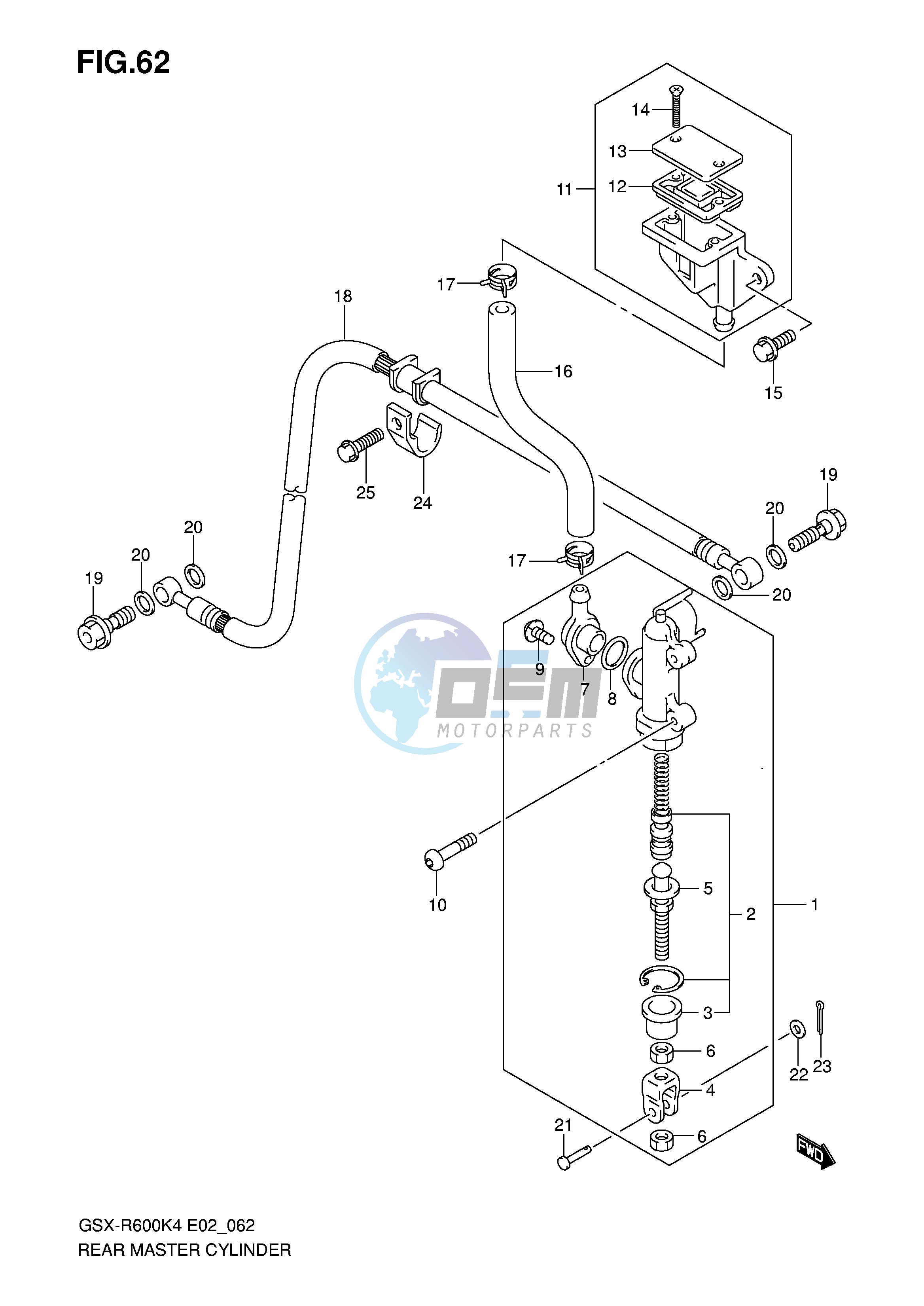 REAR MASTER CYLINDER