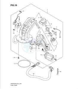 GSF650/S drawing FUEL PUMP