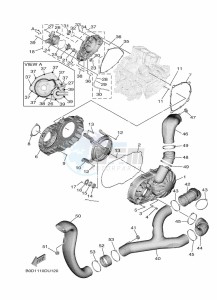 YXE850EN YXE85WPAK (B8K5) drawing CRANKCASE COVER 1