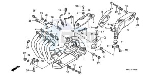 CB600FA9 Europe Direct - (ED / ABS) drawing EXHAUST MUFFLER