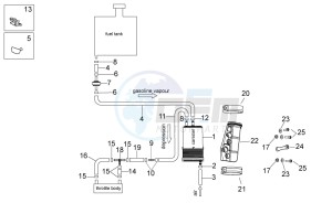 RSV 4 1000 APRC R ABS USA drawing Fuel vapour recover system