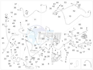 MP3 500 LT Sport-Business NOABS-ABS E4 (EMEA) drawing ABS Brake system