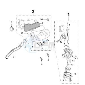 FIGHT 3 DARKSIDE E drawing CARBURETTOR