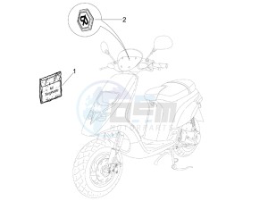 Typhoon 50 serie speciale drawing Plates - Emblems