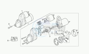 California 1100 Stone Stone drawing Starter motor