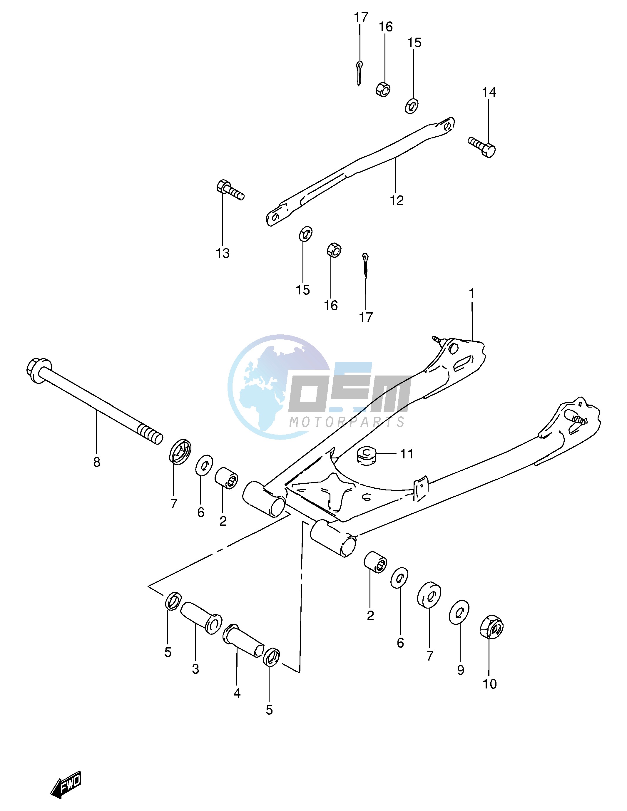 REAR SWINGING ARM