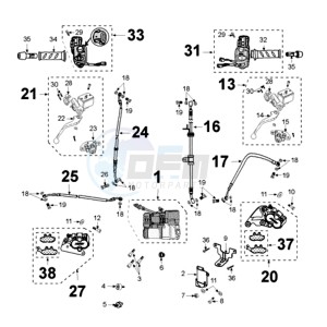 SAT400 SC drawing BRAKE SYSTEM