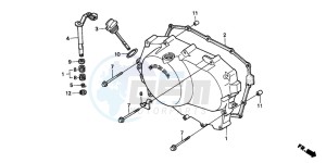 NV600C 400 drawing RIGHT CRANKCASE COVER