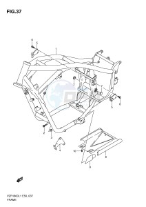 VZR1800 (E50) INTRUDER drawing FRAME