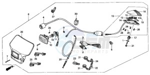 XR200R drawing LIGHTING SET