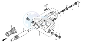 GL1800 drawing SWINGARM