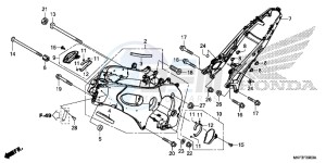 CBR1000S1 2ED - (2ED) drawing FRAME BODY