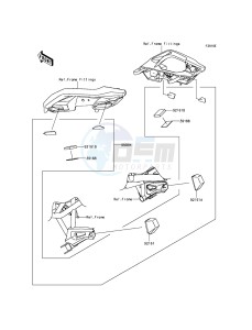 VERSYS 650 KLE650EGF XX (EU ME A(FRICA) drawing Accessory(Bag Fitting Kit)